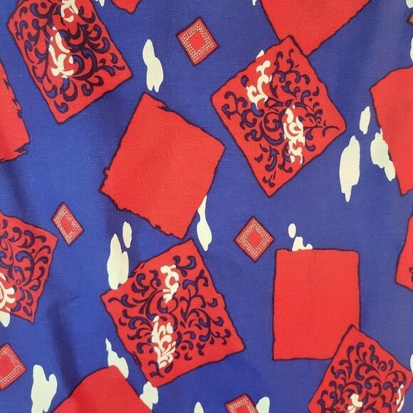 Vintage Handmade Cotton Wrap Front Mini Dress - Picture 9 of 15